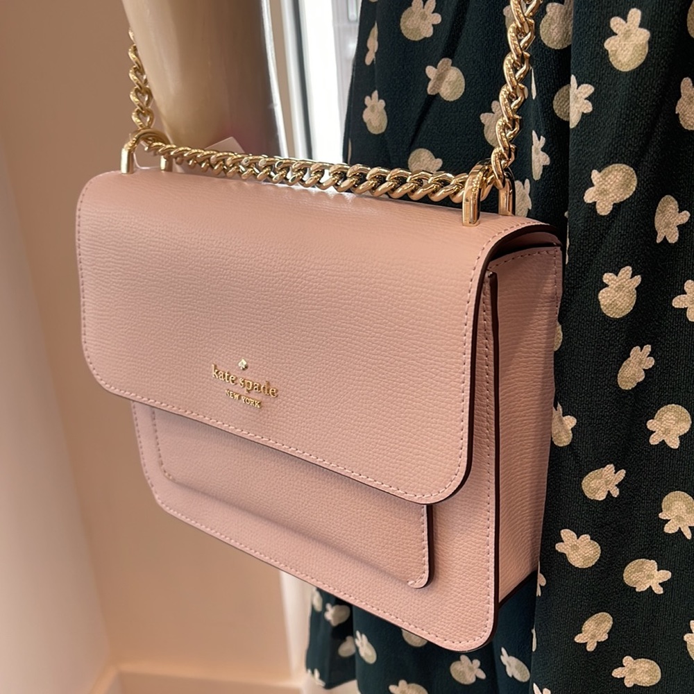 Kate Spade Remi Flap Chain Crossbody lilac moon - Picture 13 of 16